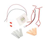 SOPOTUTU Kit De Batterie De Fruits Électrique Diy Pour Étudiants, Taille Standard, Kit Scientifique Éducatif D’expérimentation, Horloge Fonctionnelle Pour Apprentissage Scolaire Et Projet Expérimental