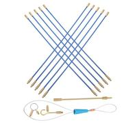 SOPOTUTU Kit de Tirage Câble Fibre de Verre Outils Électriques Flexibles pour Électriciens Gaine Protectrice pour Fils et Câbles Installation Rapide et Sûre Conduits et Murs