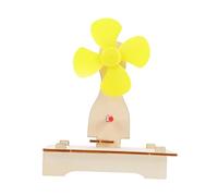 SOPOTUTU Kit Éducatif Générateur Éolien École Scientifique Auto-Construction Expérience Électrique Apprentissage Pratique Éolienne Légère et Portable Couleur Aléatoire Couleur Aléatoire