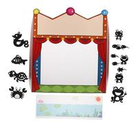 SOPOTUTU Kit Marionnettes Dombres DIY pour Garçon Fille Scène Portable pour Spectacle et Conte Apprentissage Scientifique et Créatif Jeu Éducatif Interactif pour Performance Dombres