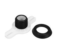 SOPOTUTU Kit Support Suspendre Urinoir en Plastique Solide, Raccord D’installation Murale pour Évacuation et Sortie des Eaux Usées, Accessoire pour Toilettes Domestiques et Publiques,