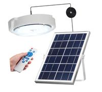 SOPOTUTU Lampe Plafonnier Solaire LED Éclairage Transparent Étanche pour Salon Balcon Bureau