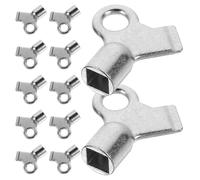 SOPOTUTU Lot De 12 Clés De Purge D'Air Pour Radiateur Clé À Trou Carré Pour Radiateur Domestique Argentée