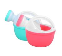 SOPOTUTU Lot de 2 Arrosoirs pour Garçon et Filles en Plastique Léger Bec Verseur Pratique, Jouets D'arrosage de Plage et Jardin, Jardinage, Couleurs Aléatoires, Poignée Couleur Aléatoire