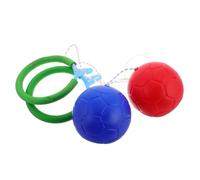 SOPOTUTU Lot de 2 Ballons Sauteurs pour Garçon et Filles, de Jambe Sauteuse Bleu et Rouge, Équipement Sportif Solide pour Fitness et Coordination, pour Activités Physiques et Jeux