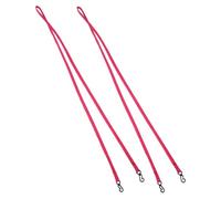 SOPOTUTU Lot de 2 Cordons Porte-Moufles Garçon et Filles Rose Fuchsia Attaches Anti-Perte en Matériau Doux Longueur Ajustable pour Ski et Activités Hivernales Clips Solides pour