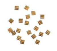 SOPOTUTU Lot de 20 Rouages à 9 Dents en Cuivre Mini Pignon 2 MM Accessoires pour Modèles D’Avions Drones et Jouets Télécommandés Rouage Mécanique de Précision pour Transmissions