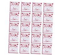 SOPOTUTU Lot de 20 Serviettes en Papier Motif Cœur Love, Jetables, Taille Standard, Couleur Rouge, pour Mariage, Saint-valentin et Fête Entre Amis, Décoration Table et Serviettes D’invités