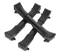 SOPOTUTU Lot de 3 Connecteurs Doubles pour Poussettes Bébé en Aluminium Léger et Robuste, Adaptateurs Universels pour Poussettes Jumeaux, pour Voyages et Parcs à Thème