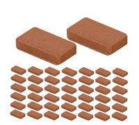 SOPOTUTU Lot de 300 Briques Miniatures pour Décoration De Maison De Poupée Simulation D'Architecture Construction Artisanal Accessoires pour La Maison Accessoires De Jardin