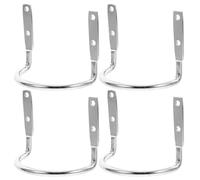 SOPOTUTU Lot de 4 Crochets Porte-marteau Robustes en Acier pour Ceinture à Outils, Boucle à Suspendre Murale, Compatible Rangement Outils à Main, Atelier, Garage et Bricolage