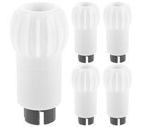 SOPOTUTU Lot de 5 Connecteurs Centraux pour Support de Perfusion, Adaptateur Plastique 25 Mm vers 19 Mm, Pièce de Rechange Réutilisable Compatible Poteau Hôpital, Accessoire pour