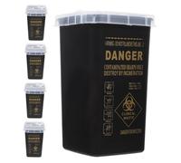 SOPOTUTU Lot De 5 Poubelles Pour Déchets Tranchants Et Aiguilles Seau Pour Aiguilles Petite Poubelle Pour Déchets