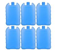 SOPOTUTU Lot de 6 Blocs Réfrigérants Bleus pour Climatiseur Portable Boîtes à Glace Réutilisables Moyennes Pack de Glace pour Ventilateur Refroidissement Rapide pour Usage Intérieur et