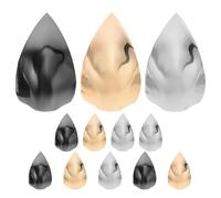 SOPOTUTU Lot de 6 Paires Protège-Talons Pointus en Métal pour Talons Hauts Couvre-Orteils Doré Argenté et Noir Protection Anti-Rayures et Éraflures pour Chaussures Femme Usage