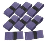 SOPOTUTU Lot de 8 Surgrips Adhésifs Violet pour Raquette de Tennis et Badminton Grip Antidérapant en PU Absorbant la Transpiration Revêtement Confortable pour Poignée de Canne à Pêche et