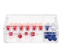 SOPOTUTU Machine À Tirage Au Sort Mini avec Boules De Loto Dispositif De Sélection De Numéros Chanceux pour Jeux Et Loteries Set Complet pour Tirage De Billets Et Jeux Ludiques