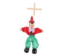 SOPOTUTU Marionnette à Fil Bois Marionnette Créatif pour Garçon Fille Jeu Imagination et Communication Couleur Aléatoire Couleur Aléatoire