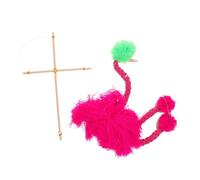 SOPOTUTU Marionnette Autruche Peluche Rose Marionnette à Fils Interactive pour Garçon Fille de Théâtre Animaux Peluche Résistant pour Spectacles et Jeux Imitation