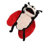 SOPOTUTU Marionnette Main Coccinelle Douce Peluche Marionnette Doigts Animale Interactive pour Garçon Fille Câlin Coton PP Lavable Accessoire Histoire et Jeu Rôle