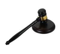 SOPOTUTU Marteau de Juge Bois Multifonctionnel Léger avec Socle Maillet pour Vente Aux Enchères et Usage Judiciaire Cadeau pour Avocats et Commissaires-priseurs