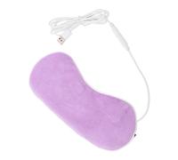 SOPOTUTU Masque Chauffant USB pour Yeux Secs Contour Ergonomique avec Vapeur Compresses Chaudes Réutilisables pour Sommeil et Relaxation et Portable pour Voyage et Bureau