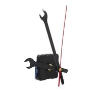 SOPOTUTU Mécanisme D'horloge Murale Kit de Remplacement Précis Mouvement sans Bruit Fiable Silencieux en Plastique Aiguilles pour École et Bureau