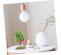 SOPOTUTU Miniature Décoratif Résine pour Diorama et Maquette Arbre Miniature Réaliste pour Paysage de Train Modèle DIY pour Micro Paysage et Décoration Intérieure
