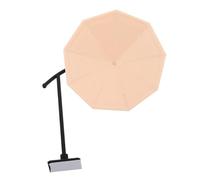 SOPOTUTU Miniature Dollhouse Parasol Mini Outdoor Sunshade Umbrella for Balcony Garden and Beach Tiny Patio Umbrella Model for Dollhouse Decoration and DIY Craft