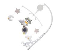 SOPOTUTU Mobile Musical Berceau Et Carillon Éolien Pour Bébé, à Suspendre Rotative Sans Pile, Décoration Chambre Garçon Et Filles, Jouet Sensoriel Éveil Auditif, Modèle Laveur