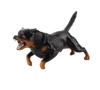 SOPOTUTU Modèle Chien Rottweiler Simulé Robuste Éducatif Garçon Fille Décoration Bureau Adorable Puppy Toy