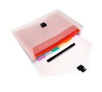 SOPOTUTU Organisateur de Documents Extensible Trieur Accordéon Portable Compartiments Rangement Léger et Pratique pour Bureau Étudiants Professionnels