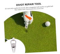 SOPOTUTU Outil de Réparation Divot Golf Alliage de Zinc avec Marqueur Balle Magnétique Fourche et Portable pour Accessoire Golf et Antirouille pour Golfeurs