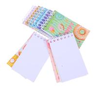 SOPOTUTU Pack de 8 Cahiers à Spirale pour Étudiants Motif Donut, Papier Épais Anti-traversée D'encre, Design Unique et Portable pour Prise de Notes Scolaire