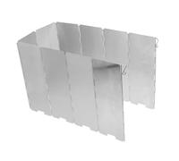 SOPOTUTU Pare-Vent Pliable Alliage Aluminium pour Chauffage Extérieur Réflecteur de Chaleur pour Chauffage de Terrasse Au Propane Protection Le Vent et Concentration Thermique Portable