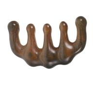 SOPOTUTU Peigne de Massage de Santal Naturel Outil Simple pour Surface et Coins Arrondis pour Toucher Confortable