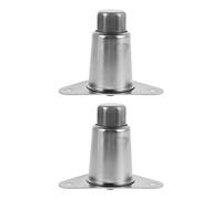 SOPOTUTU Pieds Réglables en Acier Inoxydable 2 Pièces Hauteur Ajustable 10 à 13,5 Cm Pieds Détachables avec Triangle de Support Adaptés pour Cuisinières Meubles et Projets de