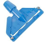 SOPOTUTU Pince Amovible pour Tête de Balai à Franges en Plastique, Support Détachable 16 Cm pour Serpillière, Accessoire Nettoyage Sol Compatible Balai Vapeur, Fixation Stable