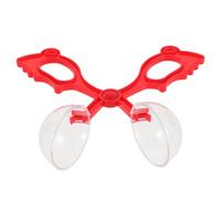 SOPOTUTU Pinces pour Garçon Fille Rouges Tongs Sûres Antidérapantes pour Exploration Plein Air Outils de Motricité Fine pour Attraper Insectes Reptiles et Kit Observation Nature pour