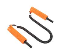 SOPOTUTU Piolet de Pêche Glace Portable Rétractable Poignée Antidérapante en Acier Inoxydable et PVC pour Sécurité en Extérieur Hivernal Bord Rivière