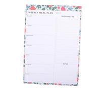 SOPOTUTU Planificateur Repas Magnétique avec Bloc Notes Aimanté pour de Courses Détachable Organise Menus Hebdomadaires Pratique pour Réfrigérateur et Bureau