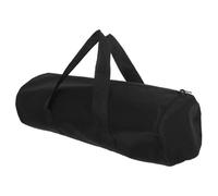 SOPOTUTU Pochette à Outils en Tissu Oxford Noir avec Fermeture Éclair, Grosse Capacité, Paquet de Rangement Portable pour Outils à Main et Piquets de Tente, Paquet Robuste et Résistant