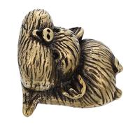 SOPOTUTU Poignée de Porte en Laiton Vintage Forme Cochon Ludique pour Chambre D’Garçon et Filles, Poignée Décorative Rustique, Finition Patinée, Adaptée aux Meubles et Portes de Chambre,