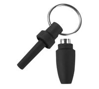 SOPOTUTU Poinçonneur à Cigares Portable en Acier Inoxydable Poignée en Silicone, Outil Multifonction pour Ouvrir Trou et Couper, Porte-clés Compact pour Amateurs de Cigares, Usage
