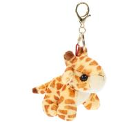 SOPOTUTU Porte Clés Peluche Girafe Mignonne Pendentif Décoratif Animal pour Sac à Dos et Voiture Peluche Charmant Portable Accessoire Unique pour Clés et Sacs