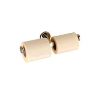 SOPOTUTU Porte Rouleau Toilette Mural Double Acier Inoxydable avec Étagère Support Papier WC et Résistant Corrosion pour Salle de Bain Bureau Hôtel et Maison