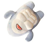 SOPOTUTU Poupée Requin en Peluche 40 Cm Bleu, Décoratif Musclé, Coussin Doudou pour Fille, Peluche Douce pour Câlins et Décoration Intérieure
