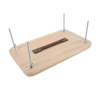 SOPOTUTU Presse à Livres en Bois Massif 32,9 X 19,9 Cm Mécanisme à Vis pour Reliure Précise, Outil de Presse Multifonction pour Scrapbooking, Réparation et Fabrication de Livres à Domicile