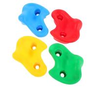 SOPOTUTU Prises d'escalade Garçon et Filles Multicolores Ensemble 8 Pièces Plastique Épais Accessoires Mur d'escalade Intérieur et Extérieur Aire de Jeux Jardin Sport