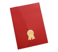 SOPOTUTU Protège Certificat Papier Couverture Rigide avec Bords Arrondis pour Diplômes Attestations et Porte Document Élégant et